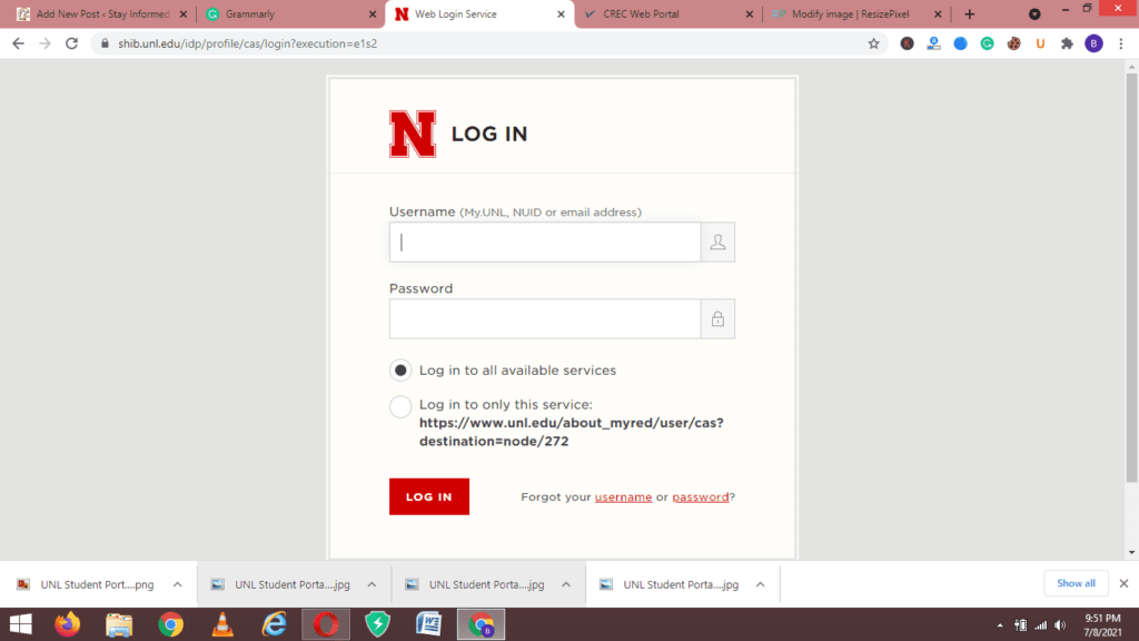 UNL Student Portal Login: myred.nebraska.edu