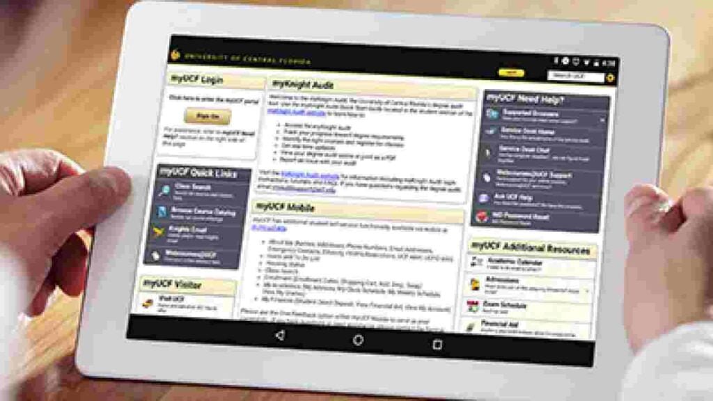 University of Central Florida, UCF Student Portal Login: www.ucf.edu