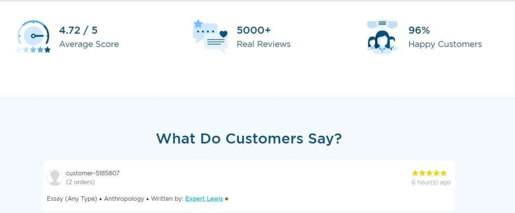 Edubirdie Customer Reviews