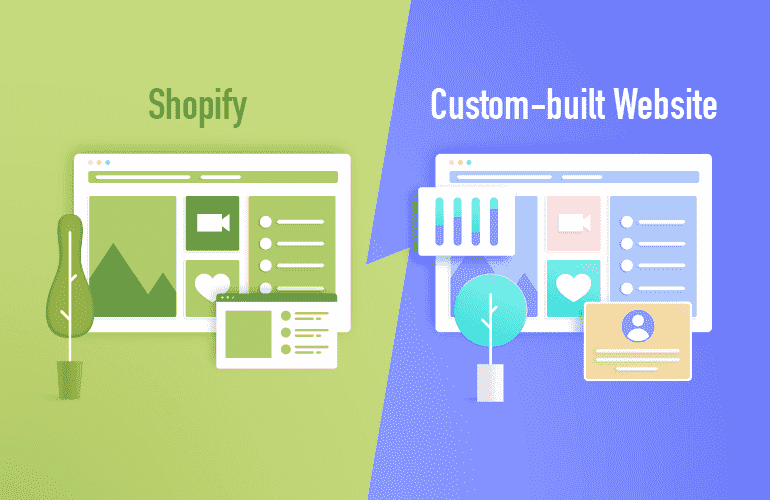 Differences Between Custom Site and Shopify