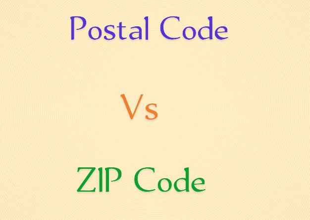 Postal Code vs Zip Code