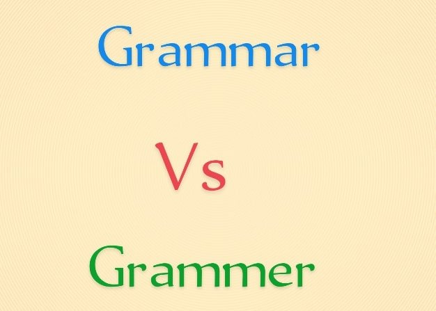 Grammar vs Grammer