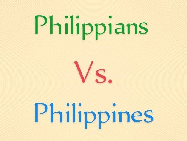 Philippians vs Philippines