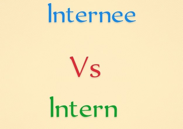 Internee vs Intern