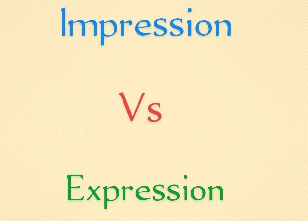 Impression vs Expression