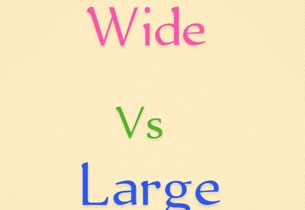 Wide vs Large