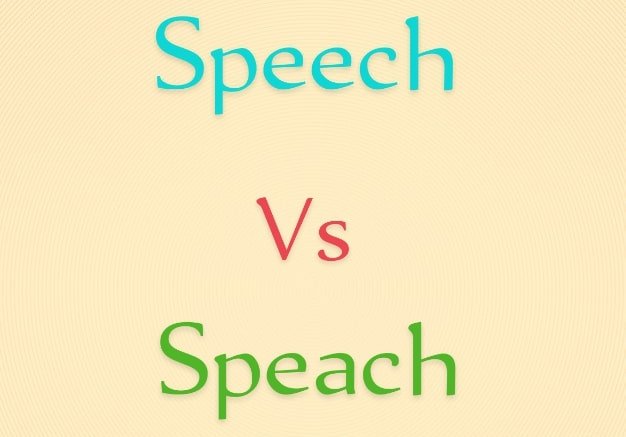 Speech vs Speach