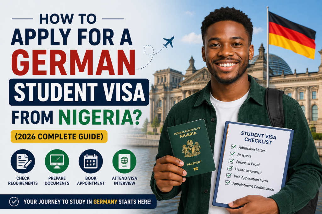 How to apply for a German student visa from Nigeria?(2026 Complete Guide)
