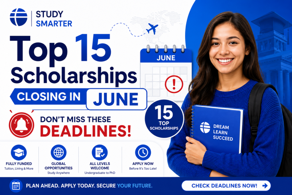 Top 15 Scholarships Closing in June