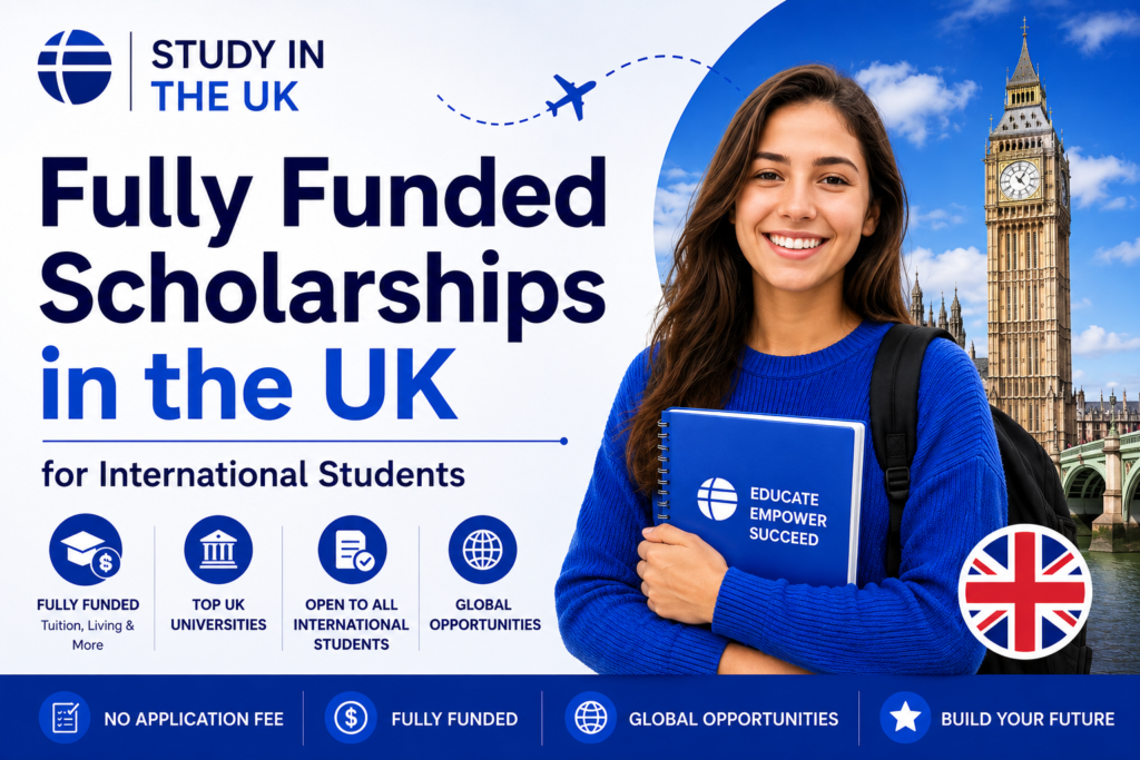 Fully Funded Scholarships in the UK for International Students